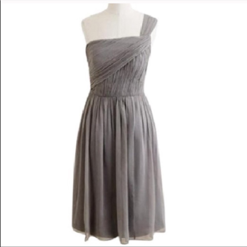 NWT | JCrew Lucienne Silk Chiffon Dress 10P - Picture 6 of 7